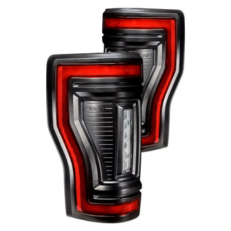 Oracle Lighting® - Driver and Passenger Side Black/Red LED Tail Lights