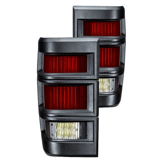 Oracle Lighting® - Driver and Passenger Side Black LED Tail Lights