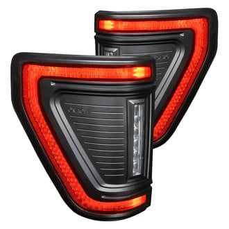 Oracle Lighting® - Driver and Passenger Side Black/Red Sequential LED Tail Lights