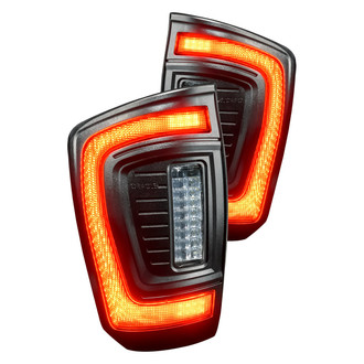 Oracle Lighting® - Driver and Passenger Side Black/Smoke Sequential LED Tail Lights