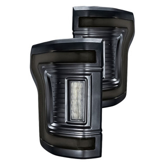 Oracle Lighting® - Driver and Passenger Side Black/Smoke Sequential LED Tail Lights