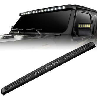 Oracle Lighting® - Windshield Roof Integrated 240W LED Light Bar System