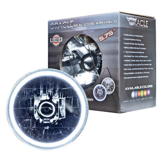 Oracle Lighting® - 5 3/4" Round Chrome Crystal Headlight with White SMD Halo Preinstalled