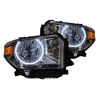 Oracle Lighting® - Chrome Crystal Headlights with White SMD LED Halos Preinstalled