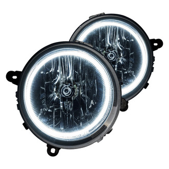 Oracle Lighting® - Chrome Crystal Headlights with White SMD LED Halos Preinstalled