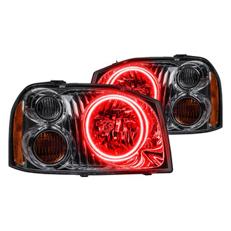 Oracle Lighting® - Chrome Crystal Headlights with Red SMD LED Halos Preinstalled