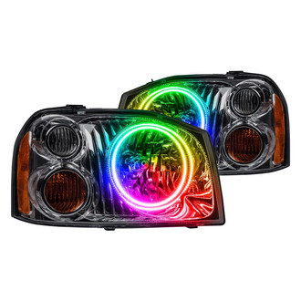 Oracle Lighting® - Chrome Crystal Headlights with ColorSHIFT SMD LED Halos Preinstalled