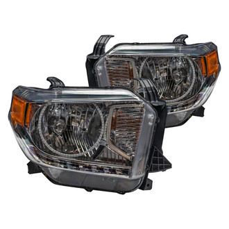 Oracle Lighting® - Dual Crystal Headlights with White SMD LED Halos Preinstalled