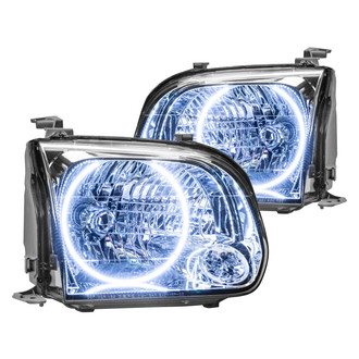 Oracle Lighting® - Chrome Crystal Headlights with White SMD LED Halos Preinstalled