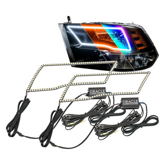 Oracle Lighting® - Switchback SMD ColorSHIFT Quad Halo Kit for Headlights