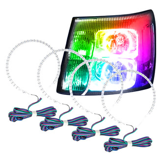Oracle Lighting® - SMD ColorSHIFT Simple Dual Halo kit for Headlights