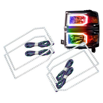 Oracle Lighting® - SMD ColorSHIFT BC1 Dual Halo kit for Headlights