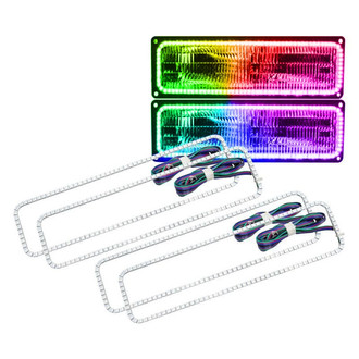 Oracle Lighting® - SMD ColorSHIFT BC1 Dual Halo kit for Headlights