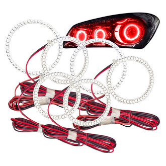 Oracle Lighting® - SMD Red Triple Halo Kit for Headlights