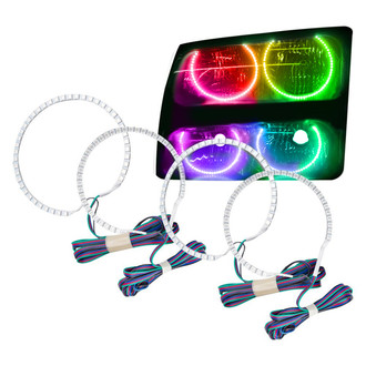 Oracle Lighting® - SMD ColorSHIFT Dual Halo kit for Headlights