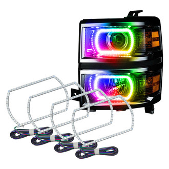 Oracle Lighting® - SMD ColorSHIFT BC1 Dual Halo kit for Headlights