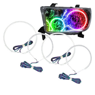 Oracle Lighting® - SMD ColorSHIFT BC1 Dual Halo kit for Headlights