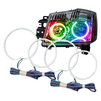 Oracle Lighting® - SMD ColorSHIFT BC1 Dual Halo kit for Headlights