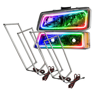 Oracle Lighting® - SMD Square ColorSHIFT Dual Halo kit for Headlights