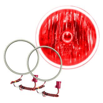 Oracle Lighting® - 7" SMD Waterproof Red Halo Kit for Headlights