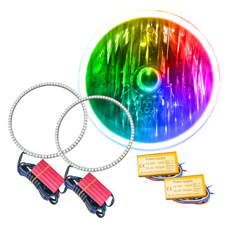 Oracle Lighting® - 7" SMD Waterproof ColorSHIFT Halo Kit for Headlights