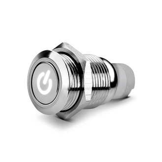 Oracle Lighting® - Flush Mount Power Symbol White LED Switch