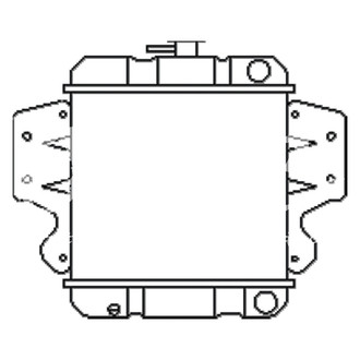 OSC Heat Transfer Products® - Crossflow Engine Coolant Radiator