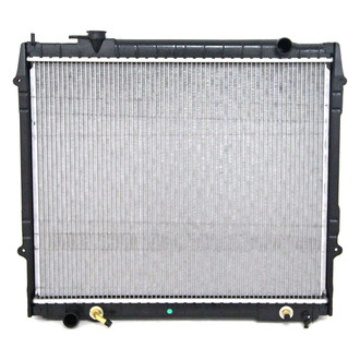 OSC Heat Transfer Products® - Downflow Engine Coolant Radiator with Transmission Oil Cooler