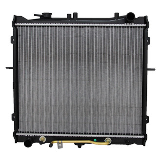 OSC Heat Transfer Products® - Downflow Engine Coolant Radiator with Transmission Oil Cooler