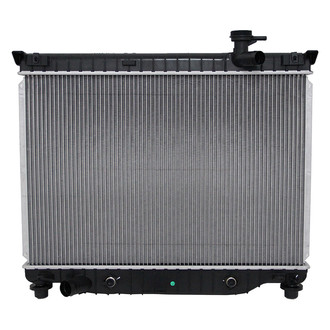 OSC Heat Transfer Products® - Downflow Engine Coolant Radiator with Transmission Oil Cooler