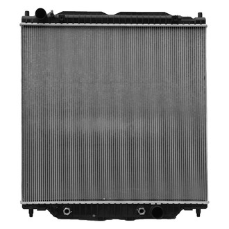 OSC Heat Transfer Products® - Downflow Engine Coolant Radiator with Transmission Oil Cooler