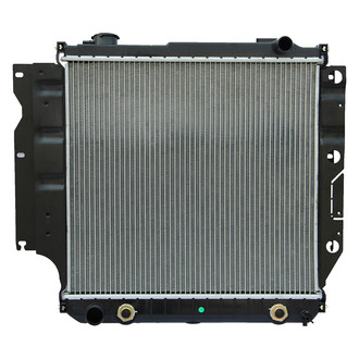 OSC Heat Transfer Products® - Downflow Engine Coolant Radiator with Transmission Oil Cooler