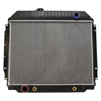 OSC Heat Transfer Products® - Downflow Engine Coolant Radiator with Transmission Oil Cooler