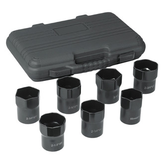 OTC® - 7-piece 6-Point Wheel Bearing Locknut Socket Set