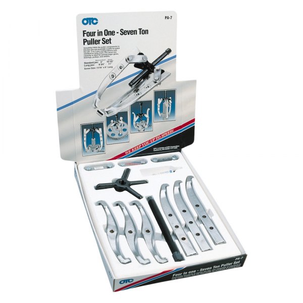 OTC® - Four In One™ 0 to 11" 7 t 2/3-Jaw Puller Set