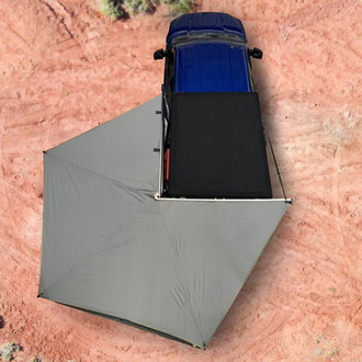 Overland® 19559907 - Driver Side Nomadic 270° LT Dark Gray Awning