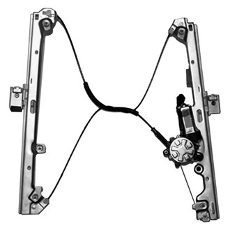 Pacific Best® - Front Passenger Side Power Window Regulator and Motor Assembly