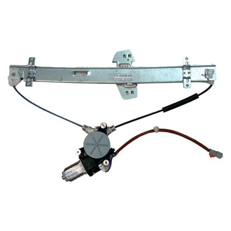 Pacific Best® - Rear Passenger Side Power Window Regulator and Motor Assembly
