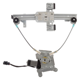 Pacific Best® - Rear Passenger Side Power Window Regulator and Motor Assembly