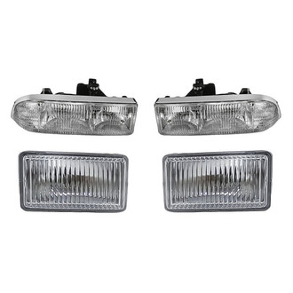 Pacific Best® - 4-Piece Kit (Driver and Passenger Side Headlights, Driver and Passenger Side Fog Lights) (Standard Line)