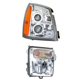 Pacific Best® - 2-Piece Kit (Passenger Side Headlight, Passenger Side Turn Signal/Fog Light) (Standard Line)