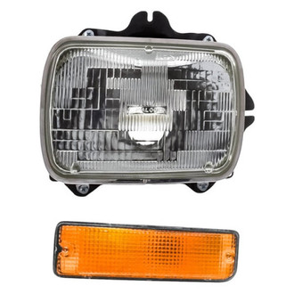 Pacific Best® - 2-Piece Kit (Passenger Side Headlight, Passenger Side Turn Signal/Parking Light) (Standard Line)