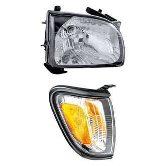 Pacific Best® - 2-Piece Kit (Passenger Side Headlight, Passenger Side Turn Signal/Corner Light) (Standard Line)