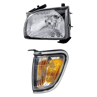Pacific Best® - 2-Piece Kit (Driver Side Headlight, Driver Side Turn Signal/Corner Light) (Standard Line)