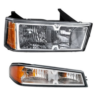 Pacific Best® - 2-Piece Kit (Passenger Side Headlight, Passenger Side Turn Signal/Parking Light) (Standard Line)