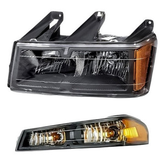 Pacific Best® - 2-Piece Kit (Driver Side Headlight, Driver Side Turn Signal/Parking Light) (Standard Line)