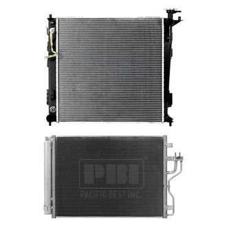 Pacific Best® - Radiator and Condenser Kit