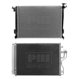 Pacific Best® - Radiator and Condenser Kit