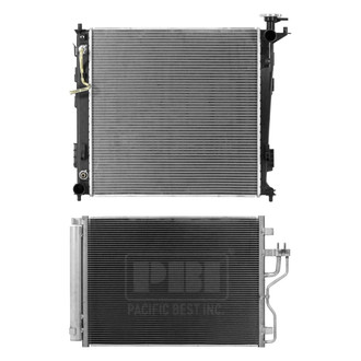 Pacific Best® - Radiator and Condenser Kit