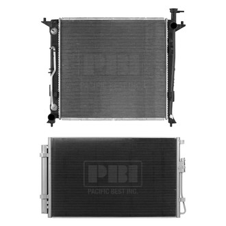 Pacific Best® - Radiator and Condenser Kit